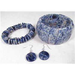 1156.65 CTS. LAPIS AND STERLING ESTATE JEWELRY