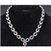 Image 1 : STERLING SILVER SAPPHIRE NECKLACE