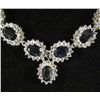 Image 2 : STERLING SILVER SAPPHIRE NECKLACE