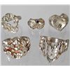 Image 1 : LOT OF 5 STERLING SILVER RINGS - .98 OZ