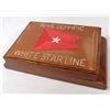 Image 1 : VINTAGE RMS OLYMPIC CRUISE SHIP WHITE STAR LINE WOODEN BOX