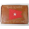 Image 2 : VINTAGE RMS OLYMPIC CRUISE SHIP WHITE STAR LINE WOODEN BOX