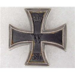 RARE IMPERIAL GERMAN PRE WW1 1870 1ST CLASS IRON CROSS