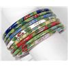Image 2 : LOT OF 8 CLOISONNE BRACELETS