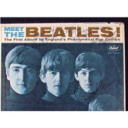 VINTAGE BEATLES ALBUM AUTOGRAPHED BY ALL 4