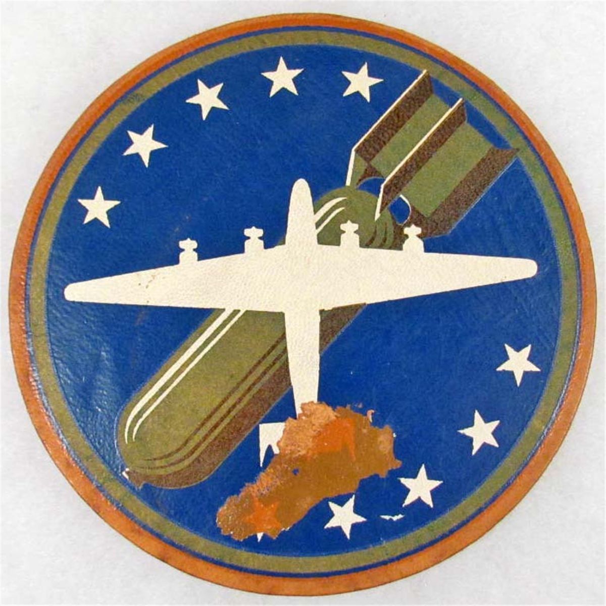 450th Bomb SQ 322nd Group Blue patch with grey plane patches USN USAF USA NEW 450th Bomb SQ 322nd Group Blue patch with grey plane patches USN USAF USA NEW