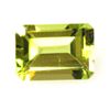 Image 1 : Natural 5.72ctw Peridot Emerald Cut 5X7 5.72ctw (6)