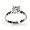 Image 1 : Certified 1.50 ctw Solitaire Ring Round Brilliant J/I1/I2 , 2.6g 14kt W Gold, Appraised $10,479.00