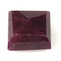 Natural 38.62ctw Ruby Square Cut 38.62ctw