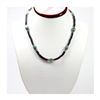 Image 1 : Natural 135.71 ctw Emerald, Sapphire & Ruby Bead Necklace