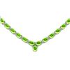 Image 1 : Natural Peridot 55.35ctw Oval Necklace .925 Sterling Silver