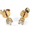 Image 1 : Genuine 0.305 ctw Diamond Earring 18kt Gold-Yellow