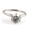 Image 1 : Certified Round Brilliant Solitaire Ring 1.75 ctw 14kt White Gold I1/I2, H