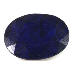 Natural African Sapphire Loose 87ctw Oval Cut