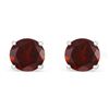 Image 1 : Genuine 5.0 ctw Garnet Stud Earring 14kt Yellow or White Gold 1.1g