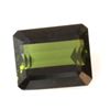 Image 1 : Natural 4.34ctw Green Tour Maline Emerald Cut 9X11 4.34ctw