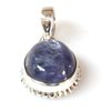 Natural Tanzanite 5.89g Oval Pendant .925 Sterling Silver