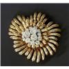 Image 1 : DIAMOND FLORAL BROOCH