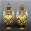 Image 1 : EXQUISITE PAIR OF ROYAL CROWN DERBY PORCELAIN VASES AND COVERS