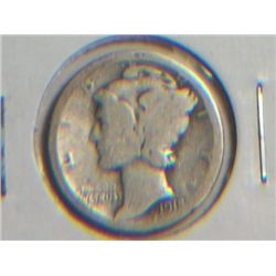 1918 S MERCURY DIME