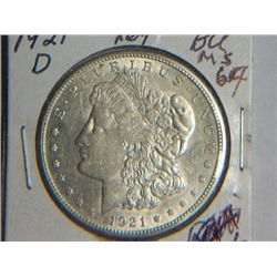 1921 D MORGAN DOLLAR