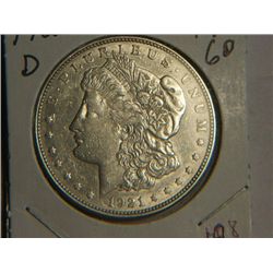 1921 D MORGAN DOLLAR