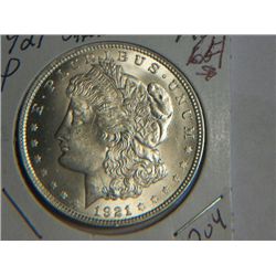 1921 P MORGAN DOLLAR