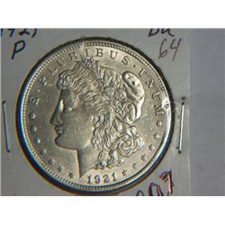 1921 P MORGAN DOLLAR