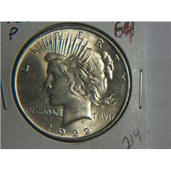 1922 P PEACE DOLLAR