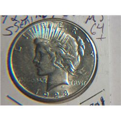 1923 S PEACE DOLLAR