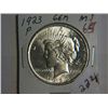 Image 2 : 1923 P PEACE DOLLAR