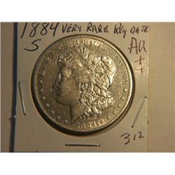 1884-S MORGAN DOLLAR