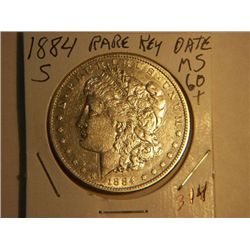 1884-S MORGAN DOLLAR