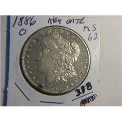 1886-O MORGAN DOLLAR