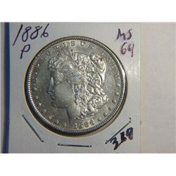 1886-P MORGAN DOLLAR