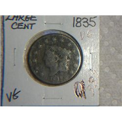 1835 LARGE CENT