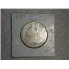 Image 1 : 1857 SITTING LIBERTY 1/2 DOLLAR