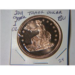 2011 TRADE DOLLAR