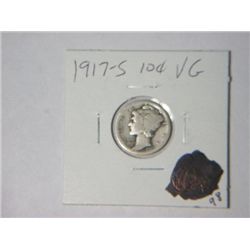 1917-S MERCURY DIME