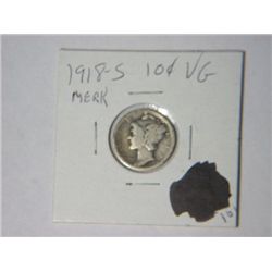 1918-S MERCURY DIME