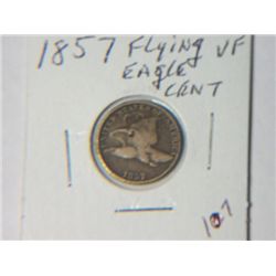 1857 FLYING EAGLE CENT