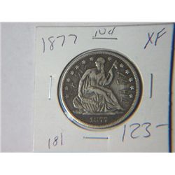 1877 SITTING LIBERTY 1/2 DOLLAR