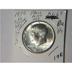 1970-D SILVER KENNEDY 1/2 DOLLAR