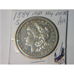 1884-S MORGAN DOLLAR