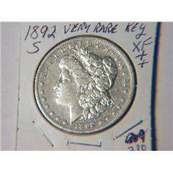 1892-S MORGAN DOLLAR