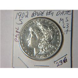 1902-S MORGAN DOLLAR