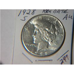 1928-S PEACE DOLLAR