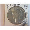 Image 1 : 1927-D PEACE DOLLAR
