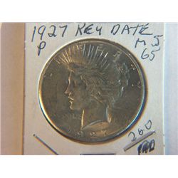 1927-P PEACE DOLLAR