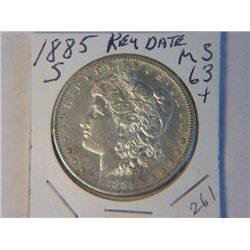 1885-S MORGAN DOLLAR